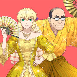 This is a pixiv picture whose title is GO（ゴールデンおじさん）.