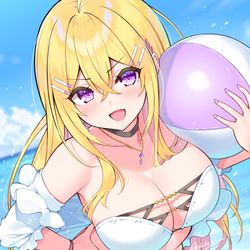 This is a pixiv picture whose title is 水着牡丹さん.