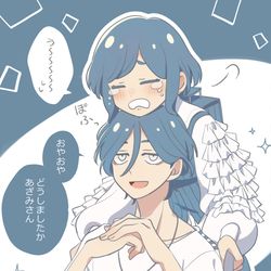 This is a pixiv picture whose title is 廻あざ.