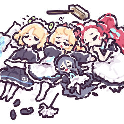 This is a pixiv picture whose title is 100 🧹🔚.