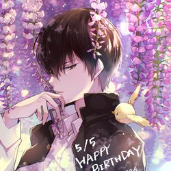 This is a pixiv picture whose title is 5/5雲雀恭弥誕生祭2025.