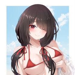 This is a pixiv picture whose title is 時崎狂三.