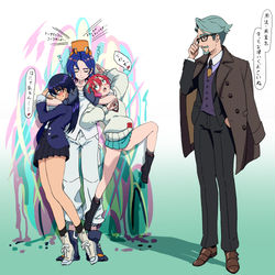This is a pixiv picture whose title is 見回りおじさん.
