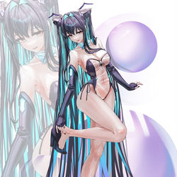 This is a pixiv picture whose title is リトルマーメイド (バニーガール).