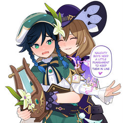 This is a pixiv picture whose title is ウェンティとリサ.
