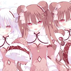 This is a pixiv picture whose title is カンちゃん4周年＆1周年.