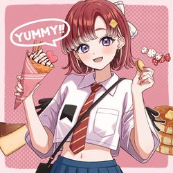 This is a pixiv picture whose title is ショートでキュートなベリーちゃん.