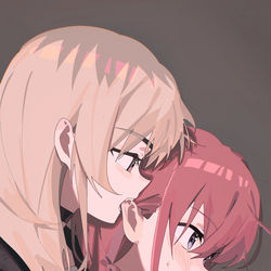 This is a pixiv picture whose title is hug52/100.
