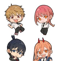 This is a pixiv picture whose title is チェンソーマンSD.