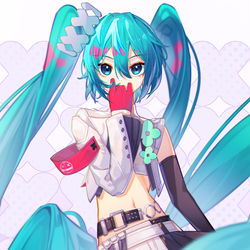 This is a pixiv picture whose title is racing miku 2025.
