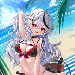 This is a pixiv picture whose title is 水着さかまた.