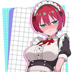 This is a pixiv picture whose title is メイドマチュ.