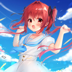 This is a pixiv picture whose title is セーラーワンピ.