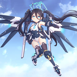 This is a pixiv picture whose title is 画了可爱又帅气的机甲爱丽丝！.