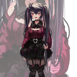 This is a pixiv picture whose title is new outfit.