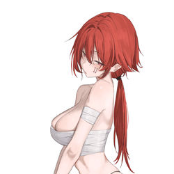 This is a pixiv picture whose title is さらし.