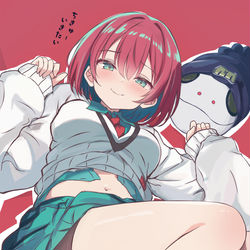 This is a pixiv picture whose title is マチュのふともも.