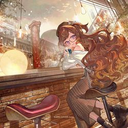 This is a pixiv picture whose title is 2周年記念イラスト.