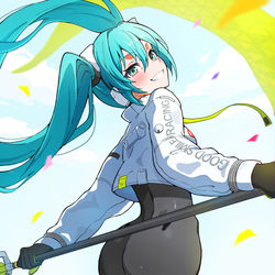 This is a pixiv picture whose title is レーシングミク 2022.