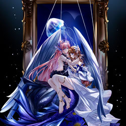 This is a pixiv picture whose title is 海妖*飞鸟.