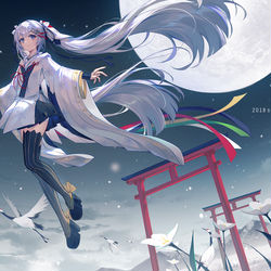 This is a pixiv picture whose title is 2018 Snow miku.