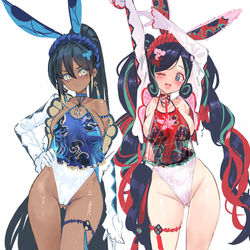 This is a pixiv picture whose title is Trung Bunny.