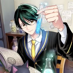 This is a pixiv picture whose title is 天秤座の魔術師.