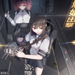This is a pixiv picture whose title is 出撃.