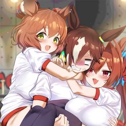 This is a pixiv picture whose title is 重いとか言わないわよね.
