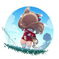 This is a pixiv picture whose title is グラスワンダー.