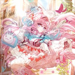 This is a pixiv picture whose title is いちごケーキ魔女のお出かけコーデ🍓.