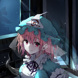 This is a pixiv picture whose title is 幽冥楼閣の亡霊少女.