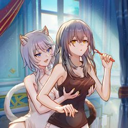 This is a pixiv picture whose title is グレっちって意外とあるよね.
