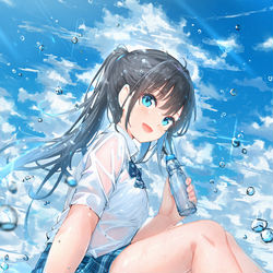 This is a pixiv picture whose title is ポニーテールちゃん.