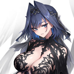 This is a pixiv picture whose title is The Dark Dress.