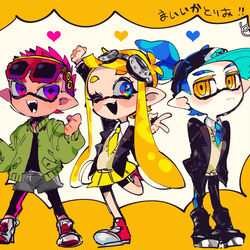 This is a pixiv picture whose title is マイイカとよそのこ詰め３.