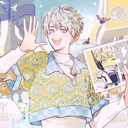 This is a pixiv picture whose title is マナくん.