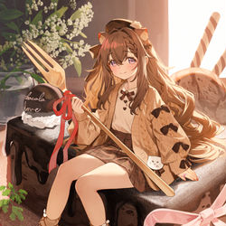 This is a pixiv picture whose title is ガトーショコラ.