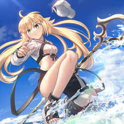 This is a pixiv picture whose title is ランサー アルトリア・キャスター（バーサーカー）.