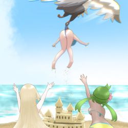 This is a pixiv picture whose title is 25−64 持ってかれた〜.