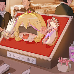 This is a pixiv picture whose title is 《王女エリンと洗脳の星眠村》発売中.