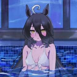 This is a pixiv picture whose title is マンハッタンカフェ.