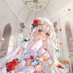 This is a pixiv picture whose title is 零光.