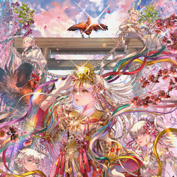 This is a pixiv picture whose title is はればれ.
