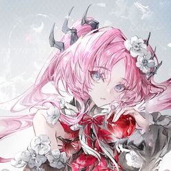 This is a pixiv picture whose title is 花喰祭り.