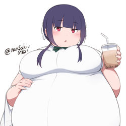 This is a pixiv picture whose title is 痩せれなかった林檎ちゃん.