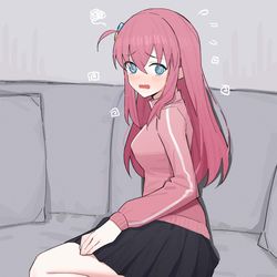 This is a pixiv picture whose title is 波奇臭脚.