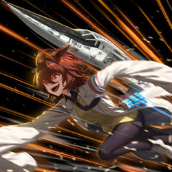 This is a pixiv picture whose title is アグネスタキオン_XB-70.