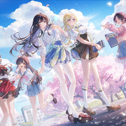 This is a pixiv picture whose title is 永劫无间.