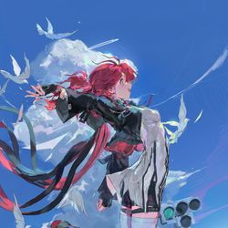 This is a pixiv picture whose title is 画阿能！.